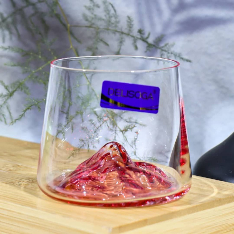 نیم لیوان کوه یخ 6رنگ برند Deli glass