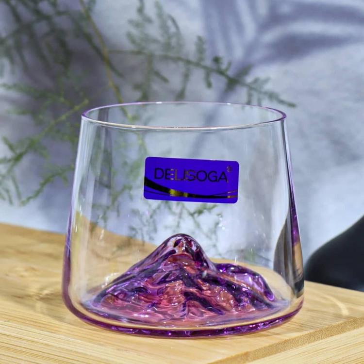 نیم لیوان کوه یخ 6رنگ برند Deli glass