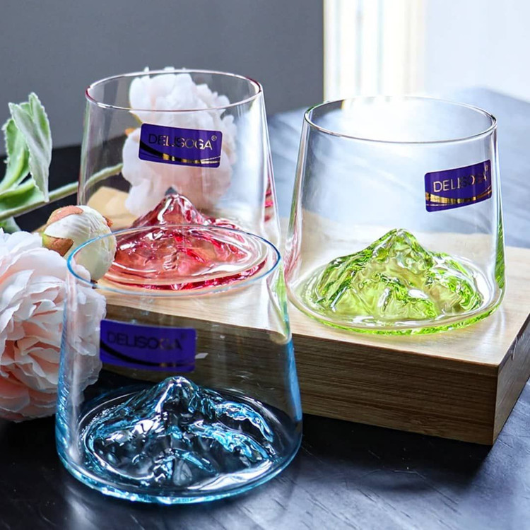 نیم لیوان کوه یخ 6رنگ برند Deli glass