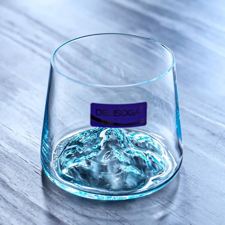 نیم لیوان کوه یخ 6رنگ برند Deli glass