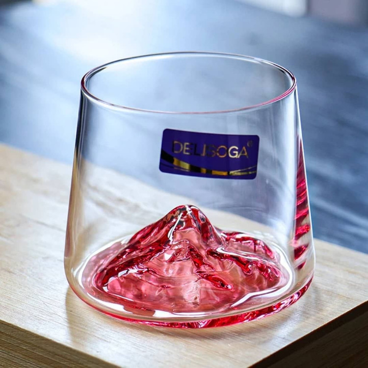 نیم لیوان کوه یخ 6رنگ برند Deli glass