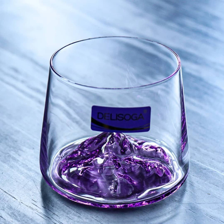 نیم لیوان کوه یخ 6رنگ برند Deli glass