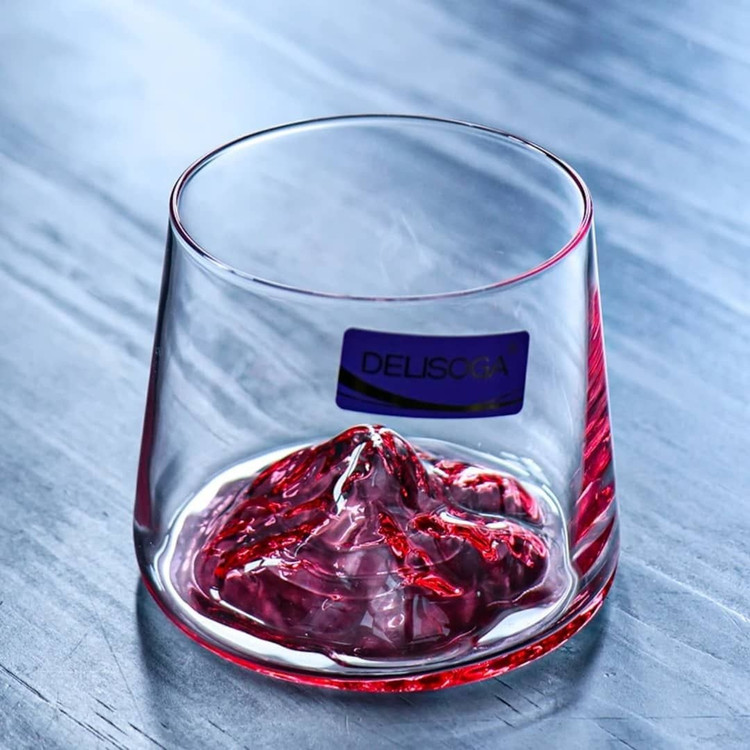 نیم لیوان کوه یخ 6رنگ برند Deli glass