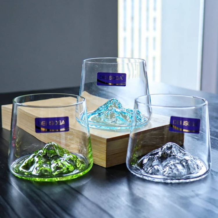 نیم لیوان کوه یخ 6رنگ برند Deli glass