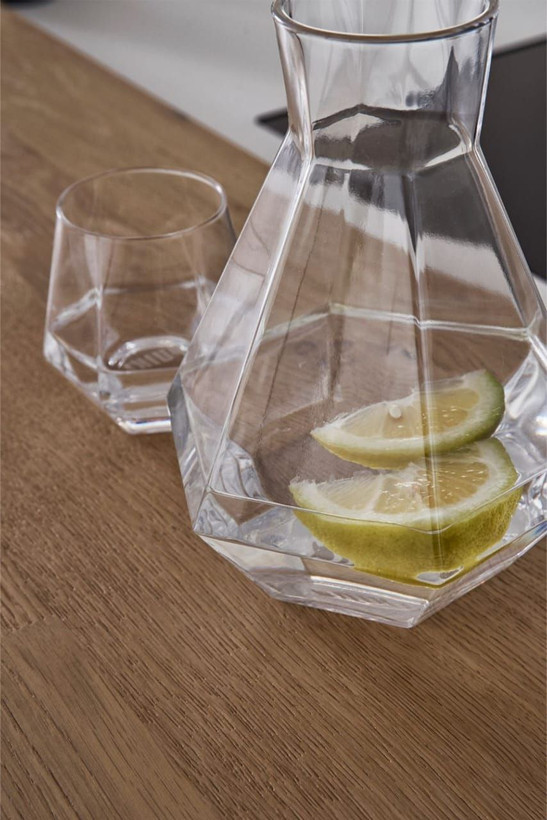 پارچ لیوان شش ضلعی برند Deli Glass