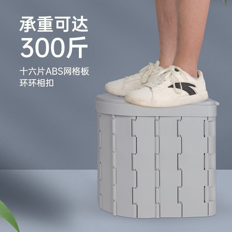 توالت فرنگی مسافرتی تاشو مدل Folding Toilet