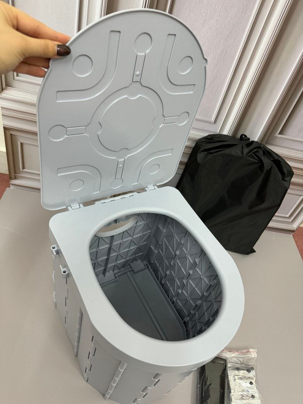 توالت فرنگی مسافرتی تاشو مدل Folding Toilet