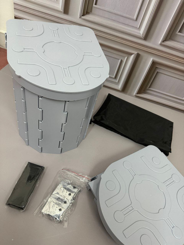 توالت فرنگی مسافرتی تاشو مدل Folding Toilet