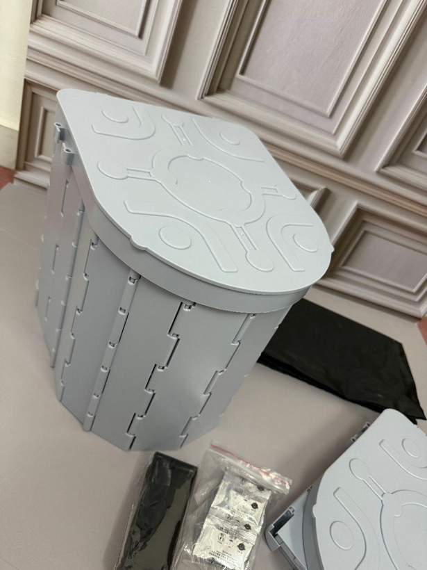 توالت فرنگی مسافرتی تاشو مدل Folding Toilet