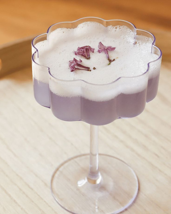 بستنی خوری ، دسر خوری و گیلاس خوری پایه بلند طرح گل برند Deli Glass