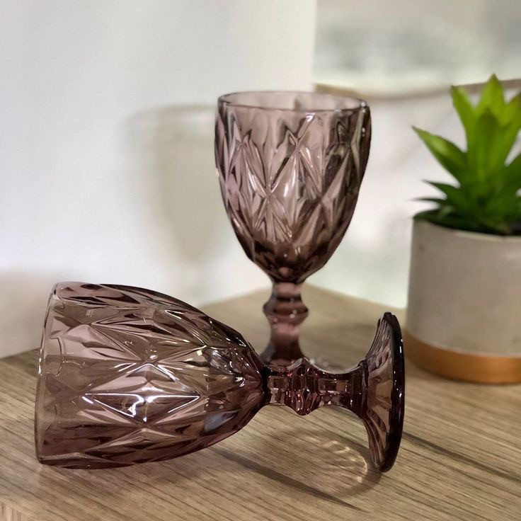 گیلاس خوری کریستال 4 رنگ برند Deli Glass
