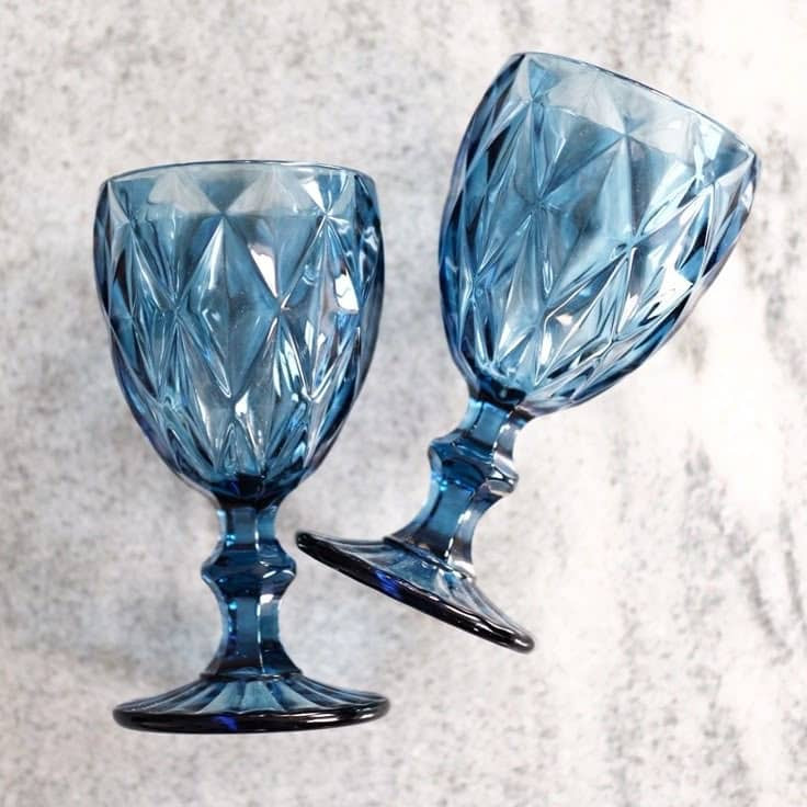 گیلاس خوری کریستال 4 رنگ برند Deli Glass