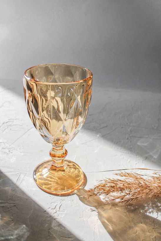 گیلاس خوری کریستال 4 رنگ برند Deli Glass