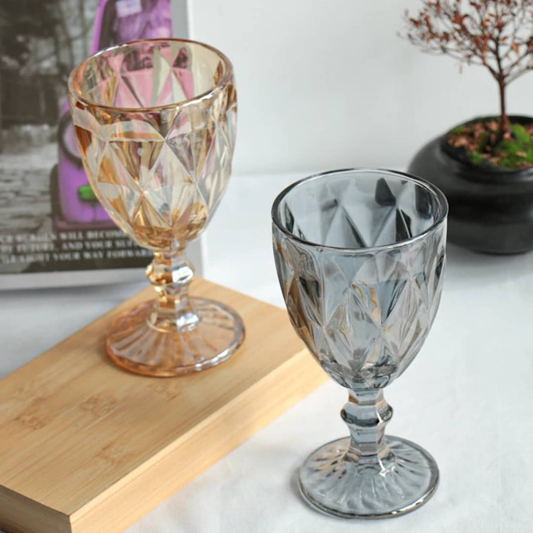 گیلاس خوری کریستال 4 رنگ برند Deli Glass