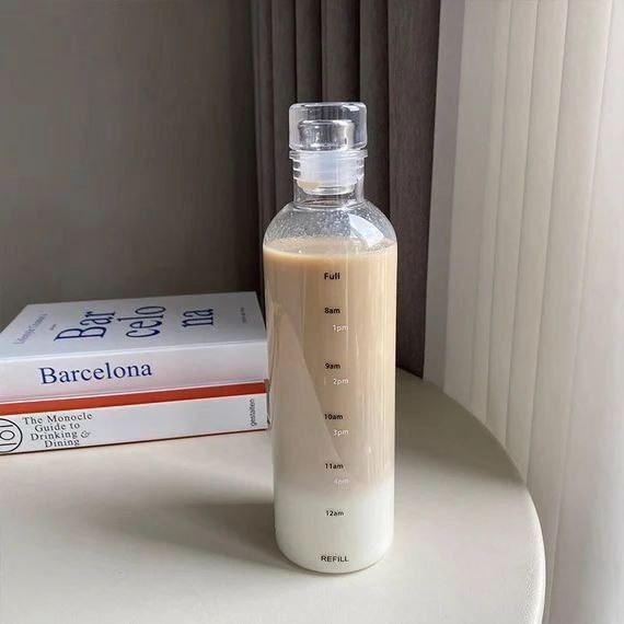 بطری آب پیرکس ساده و رنگی