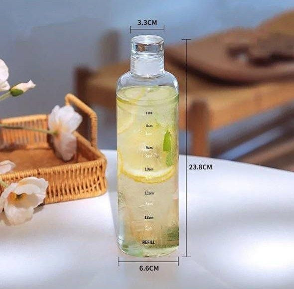 بطری آب پیرکس ساده و رنگی
