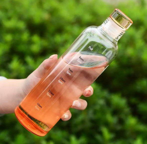 بطری آب پیرکس ساده و رنگی