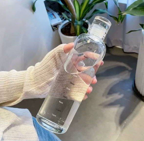 بطری آب پیرکس ساده و رنگی