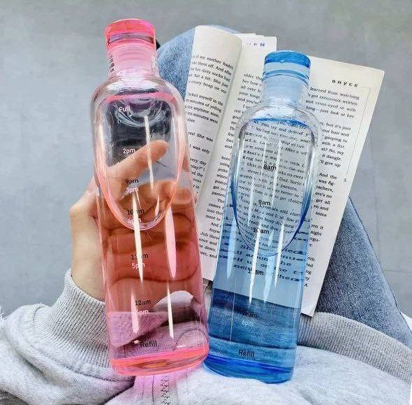 بطری آب پیرکس ساده و رنگی