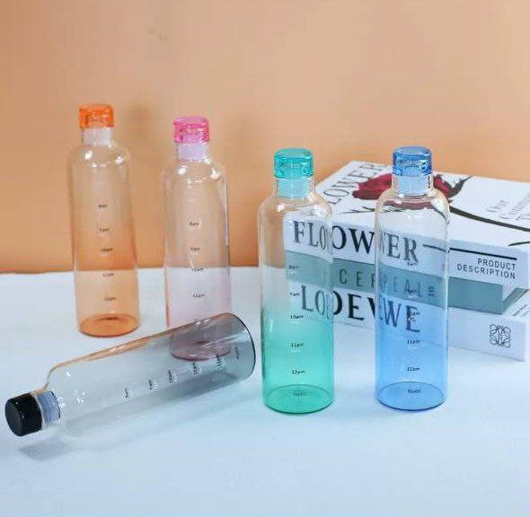 بطری آب پیرکس ساده و رنگی
