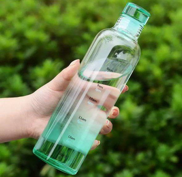 بطری آب پیرکس ساده و رنگی