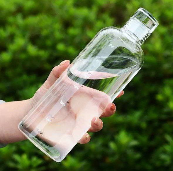 بطری آب پیرکس ساده و رنگی