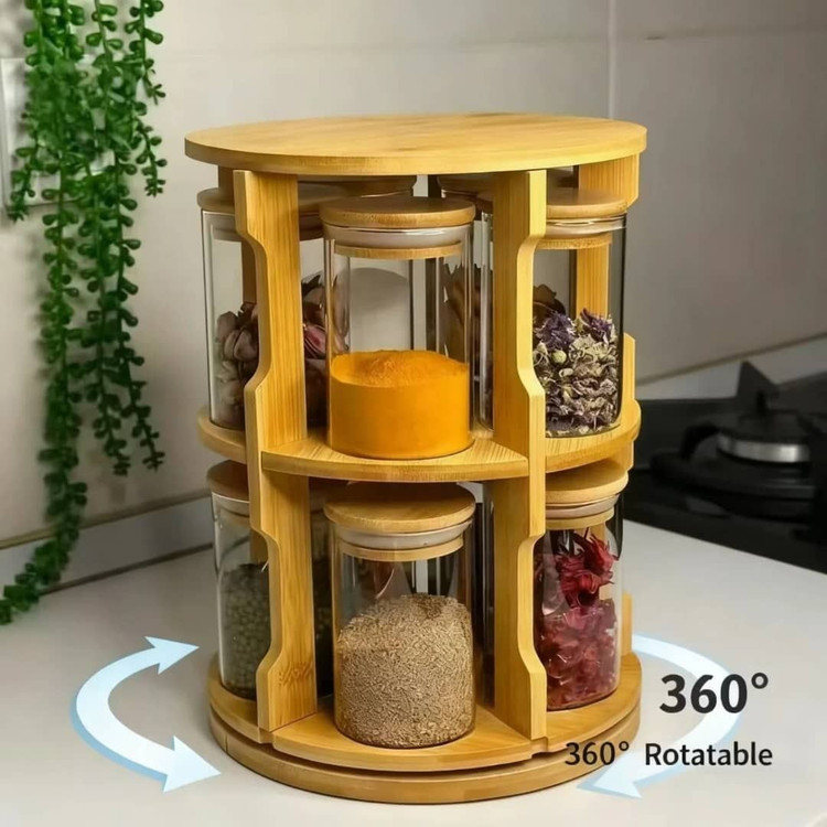 ست جاادویه و استند چرخان بامبو