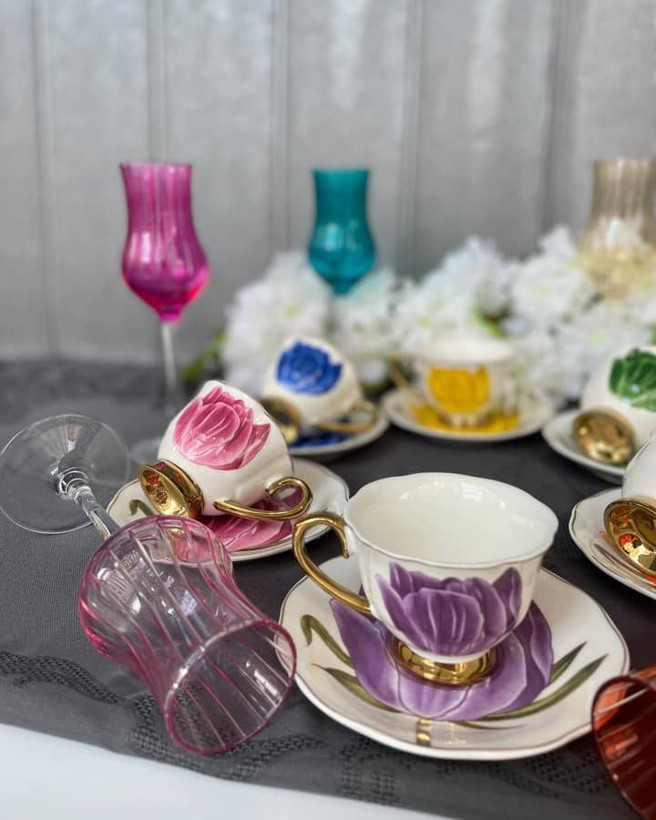 قهوه خوری رنگی رنگی طرح TIFFANY برند AÇAR