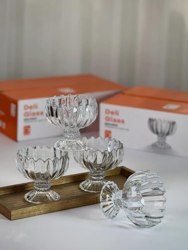 بستنی خوری کریستال جنوا برند DELI GLASS