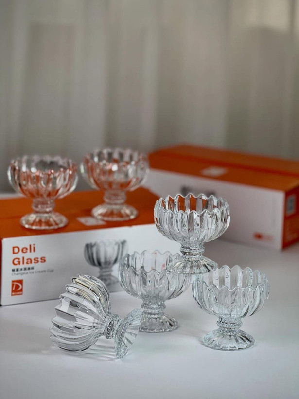 بستنی خوری کریستال جنوا برند DELI GLASS