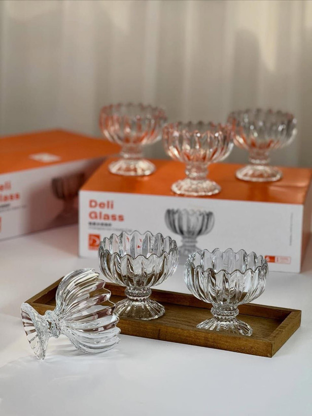 بستنی خوری کریستال جنوا برند DELI GLASS