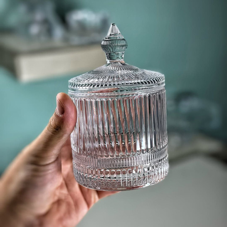 شکلات خوری نیزه ای بلند برند Deli Glass