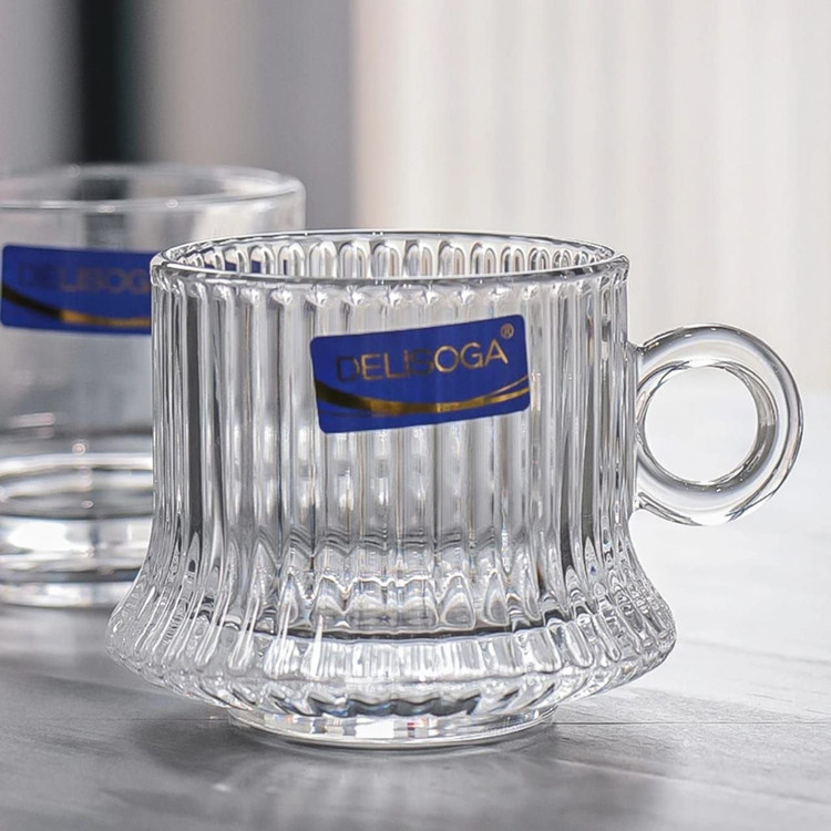فنجان دسته دار الیسا برند Deli Glass