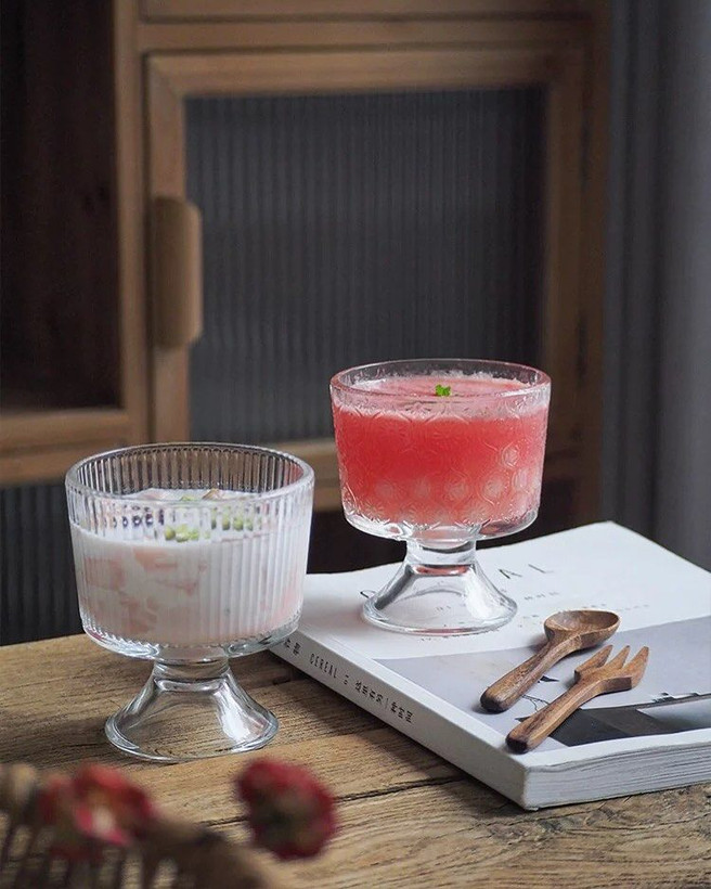 بستنی خوری پایه دار برند Deli Glass