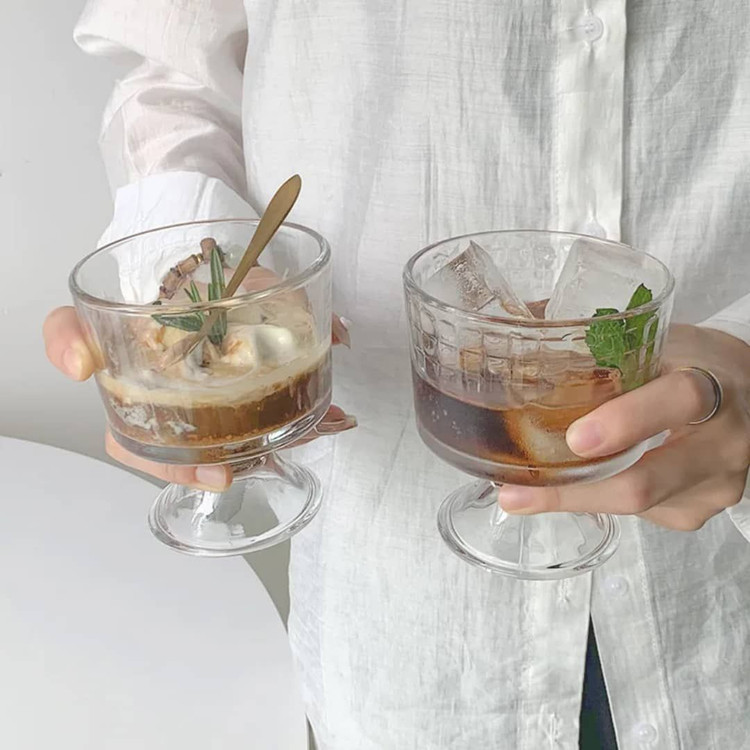 بستنی خوری پایه دار برند Deli Glass