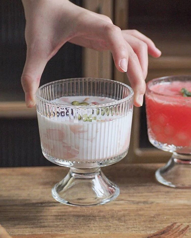 بستنی خوری پایه دار برند Deli Glass