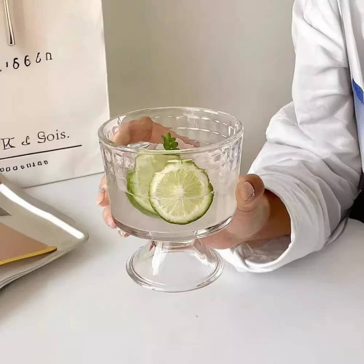 بستنی خوری پایه دار برند Deli Glass