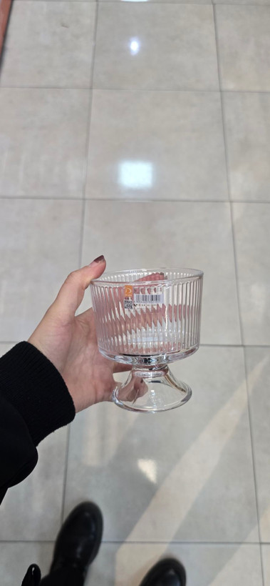 بستنی خوری پایه دار برند Deli Glass