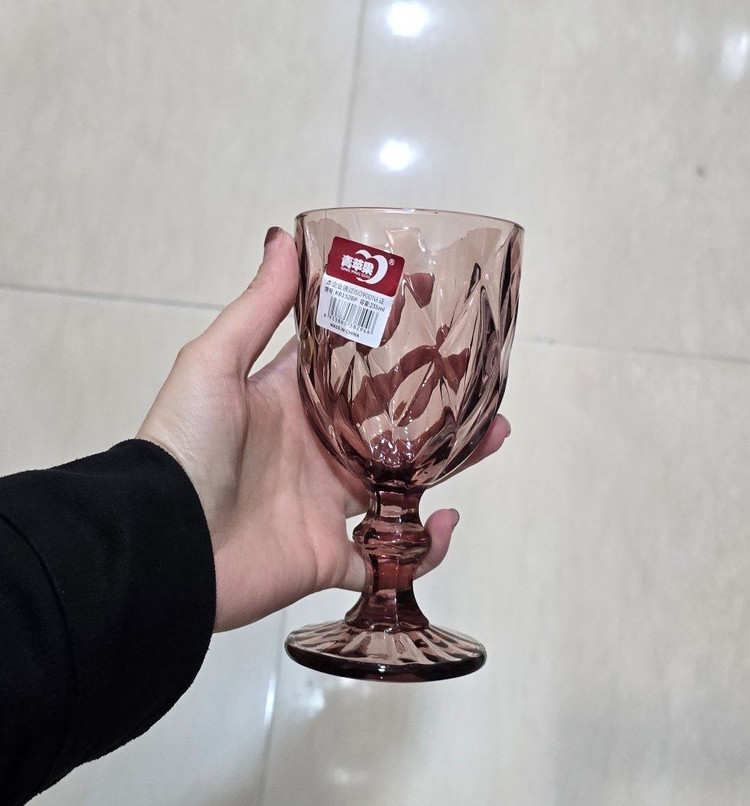 گیلاس خوری کریستال 4 رنگ برند Deli Glass