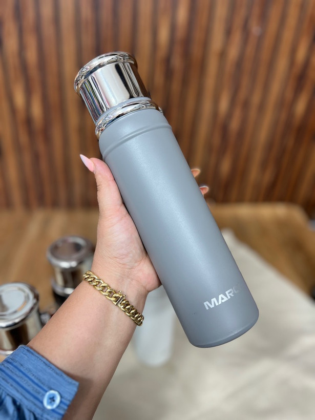 قمقمه استیل دسته کنفی برند مارک MARC