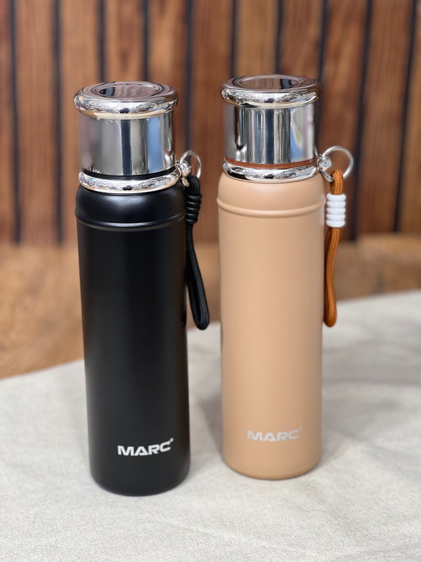 قمقمه استیل دسته کنفی برند مارک MARC