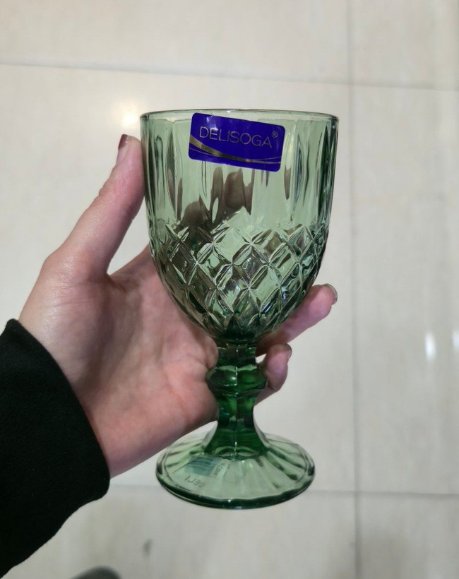 گیلاس های رنگی در 4 رنگ برند Deli Glass
