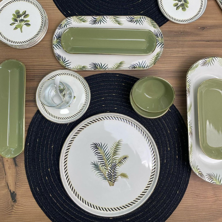 سرویس صبحانه و عصرانه خوری ۳۱ پارچه طرح Vegas 🎋برند Açar
