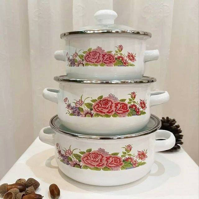 مینی قابلمه لعابی سه تایی
