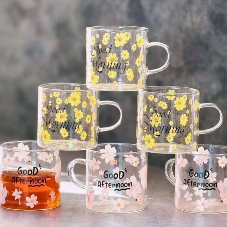 فنجان قهوه خوری گلدار