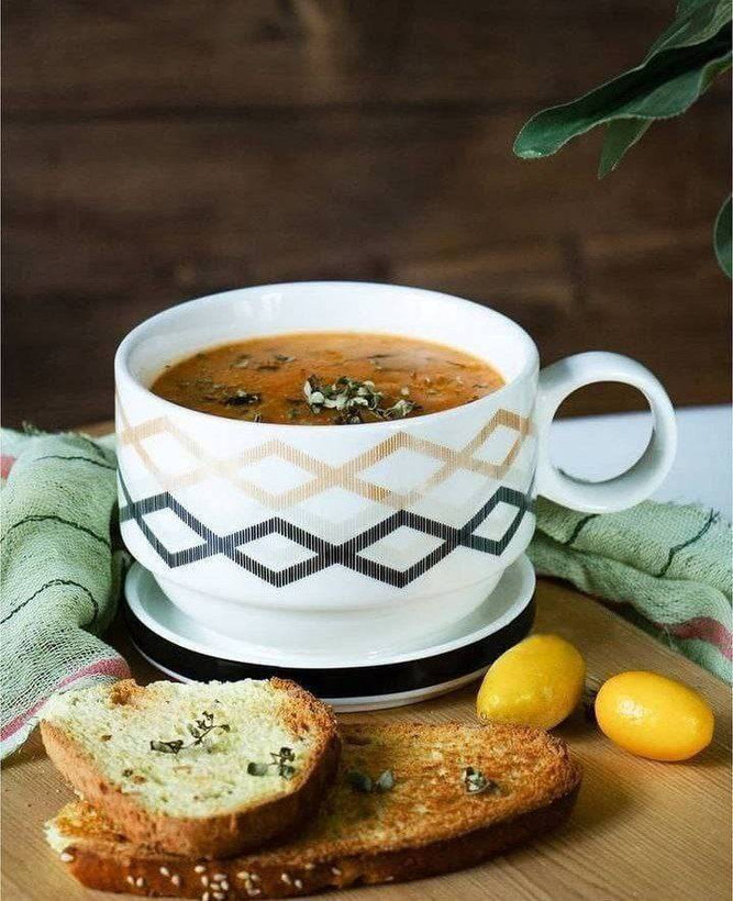 فنجان سوپ خوری سرامیکی