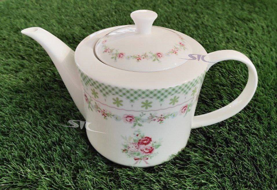 قوری تک سرامیکی طرح FLOWER