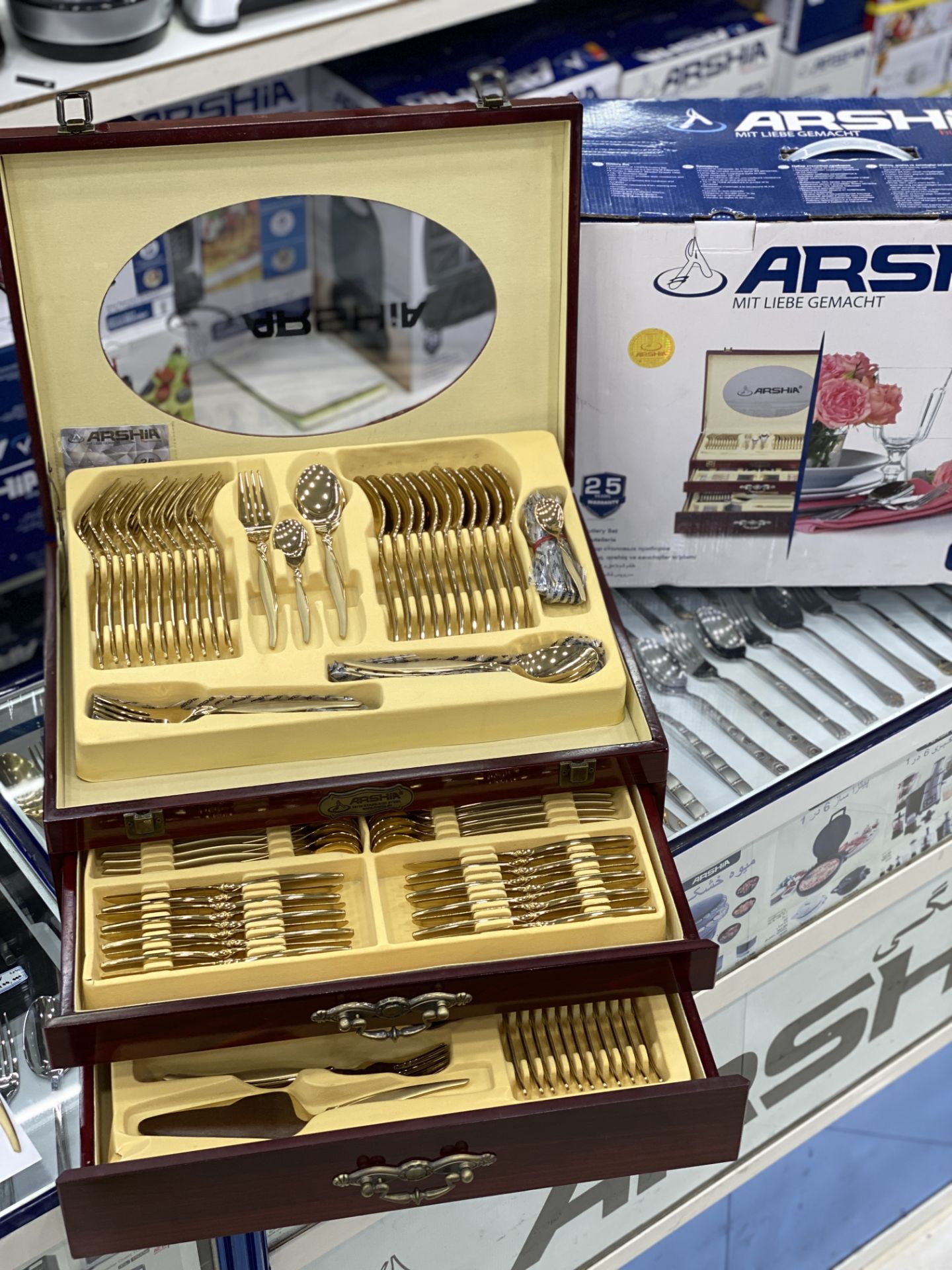 سرویس قاشق و چنگال ۲۴ نفره عرشیا  ARSHIA مدل  TM145-2093