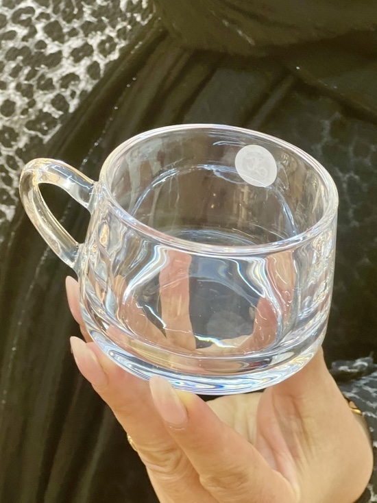 فنجان کریستال گرد