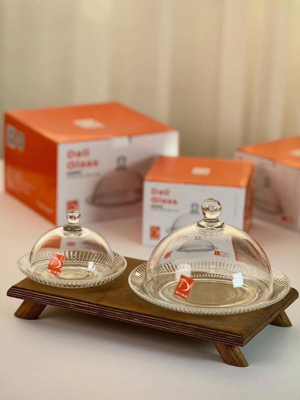 کره خوری ، تنقلات خوری و کیک خوری برند DELI GLASS